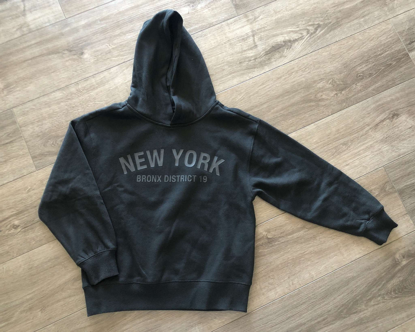 Hoodie, Black, Size 7/8, Kids 7
