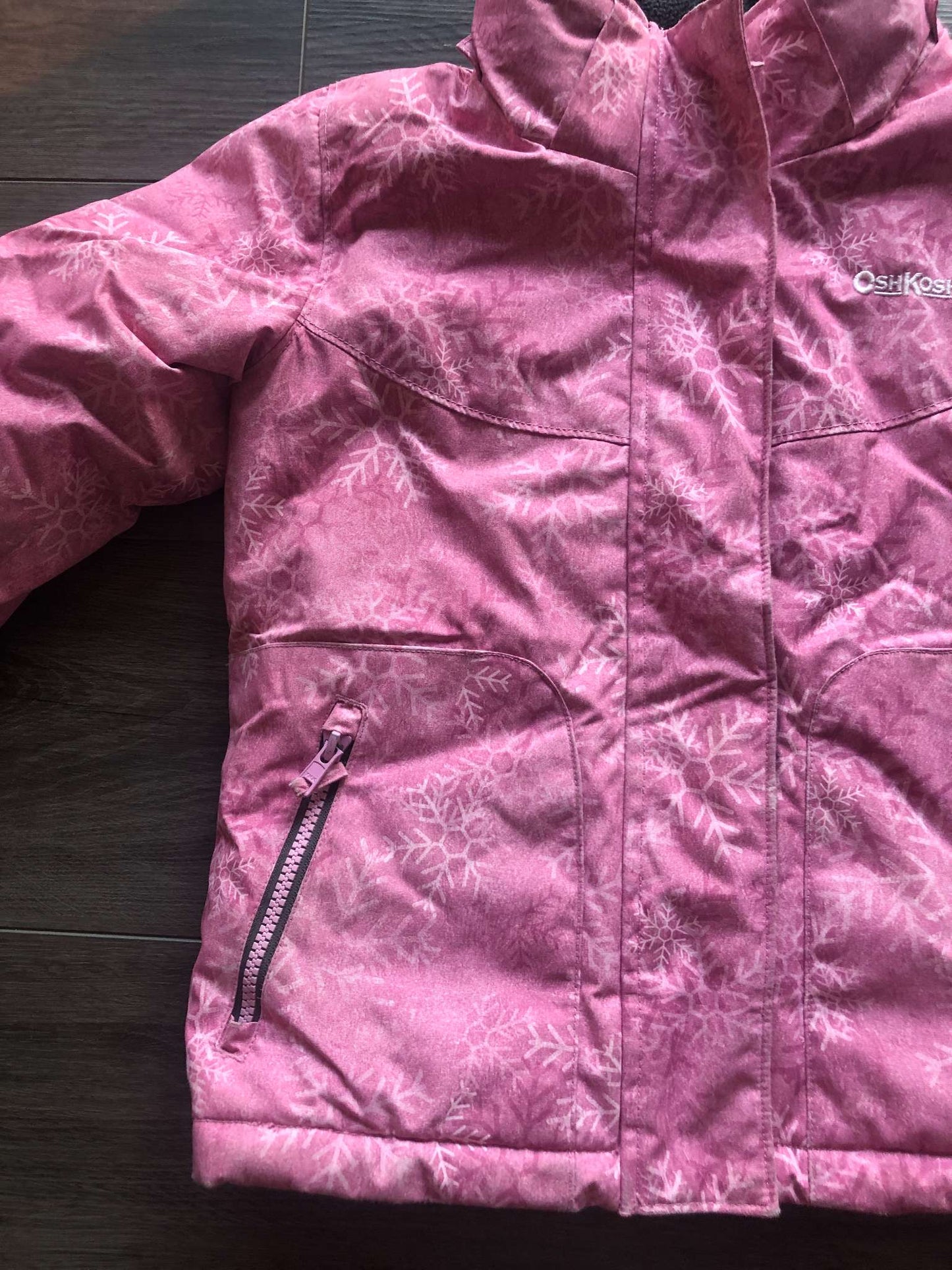 Girls' winter set/Pink Jacket+Pants/Size 5T, Kids 5/5T