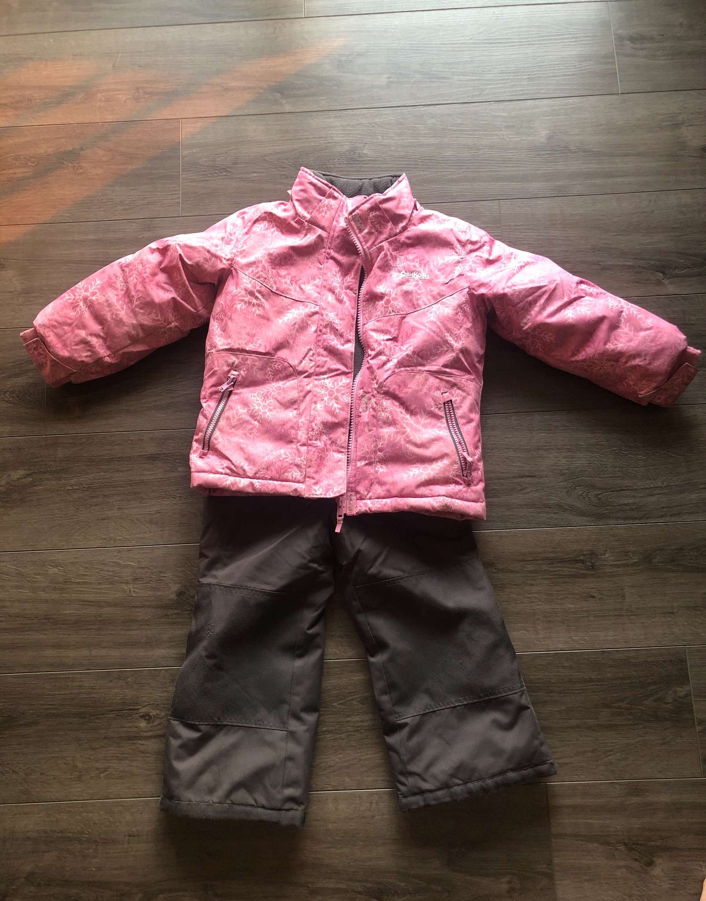 Girls' winter set/Pink Jacket+Pants/Size 5T, Kids 5/5T