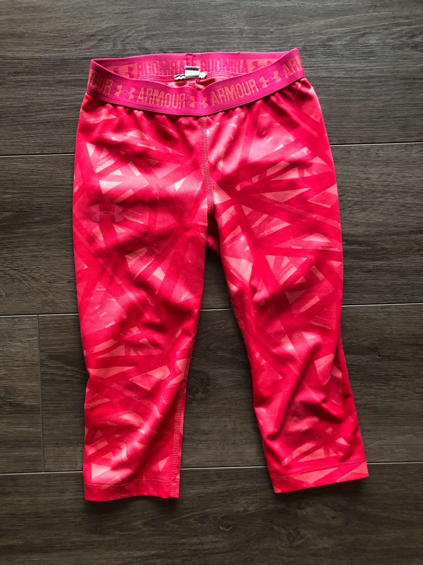 Girls' 3/4 leggings/ Pink/ 5-6 years, Kids 5/5T