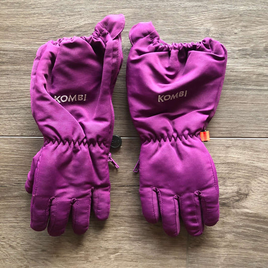Girls' winter gloves/ Purple/ size S