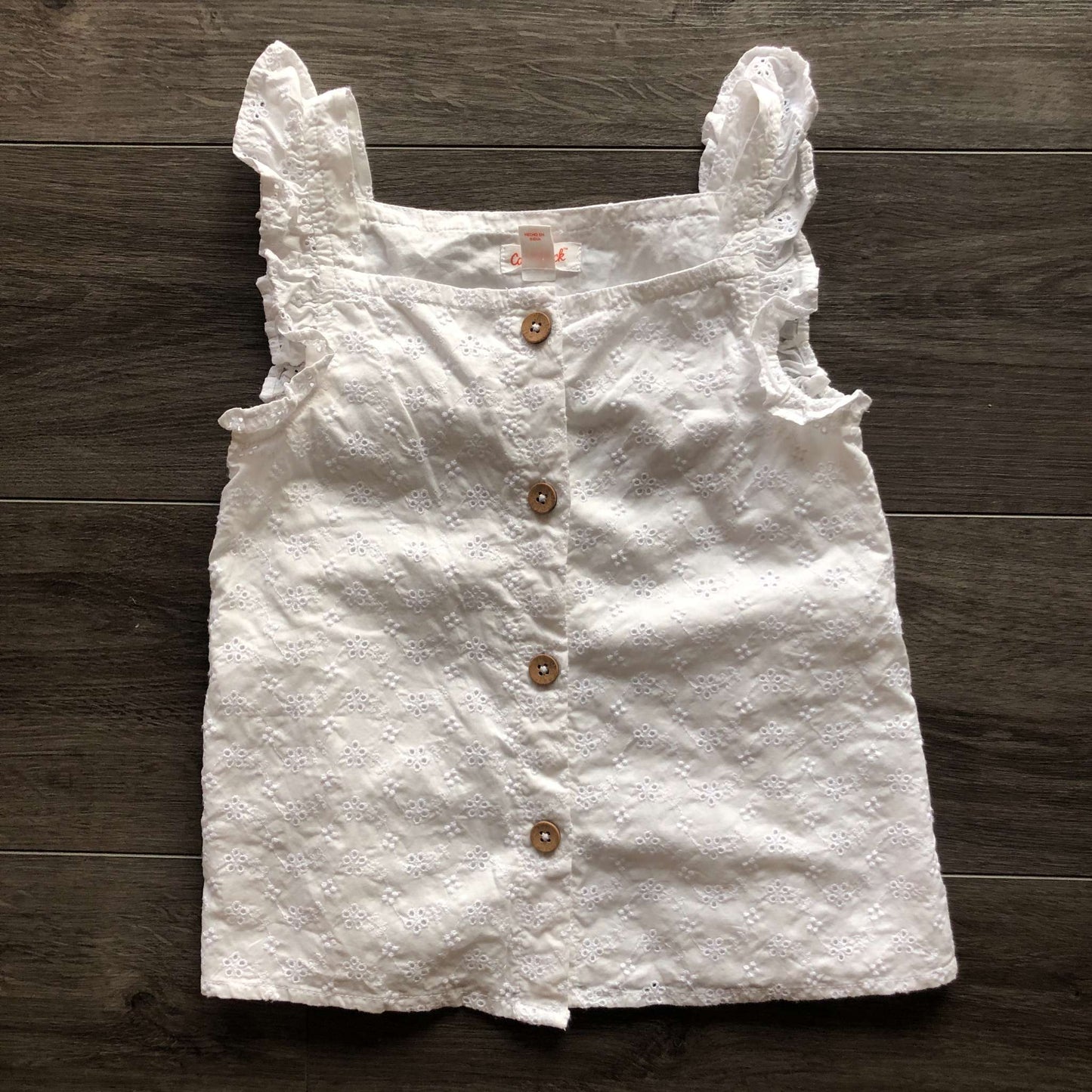 Girls' top/ White/ size 6, Kids 6/6X