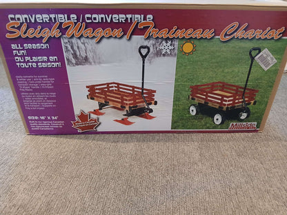 Convertible wagon/sled