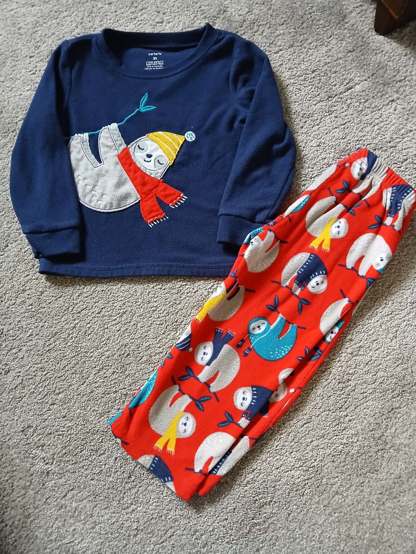 3t pj set fuzzy , Kids 3T
