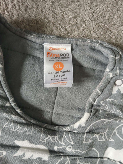 Gunamuna sleep sack, 2T, 3T & 4T+