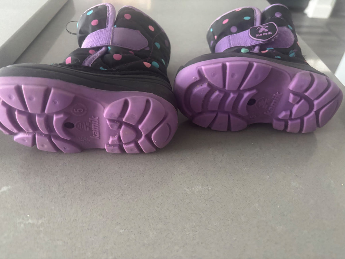 Toddler winter snow boots , Shoes 5 (Walkers:12-24 mth)