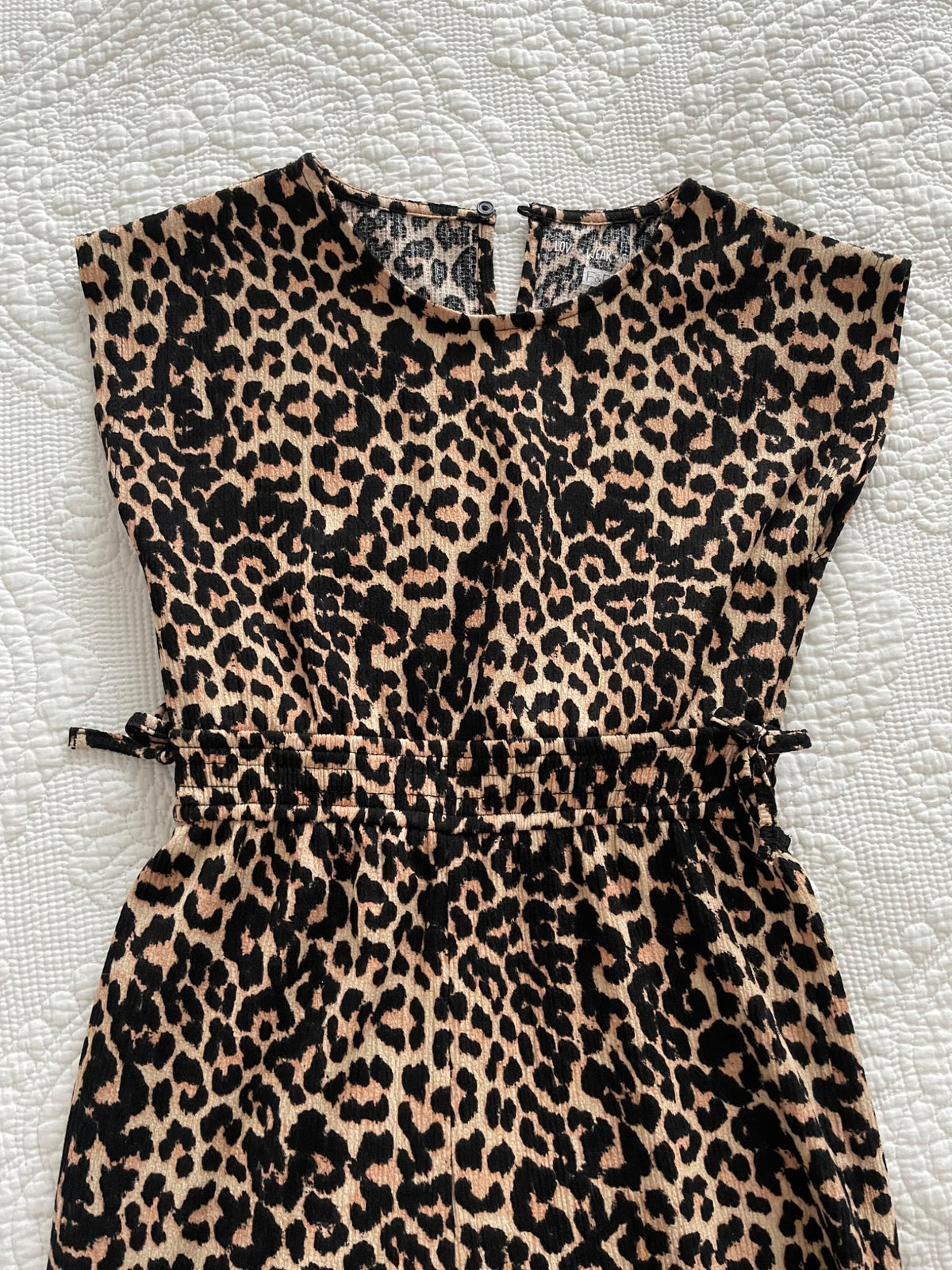 Animal Print Jumpsuit (size 5-6), Kids 5/5T