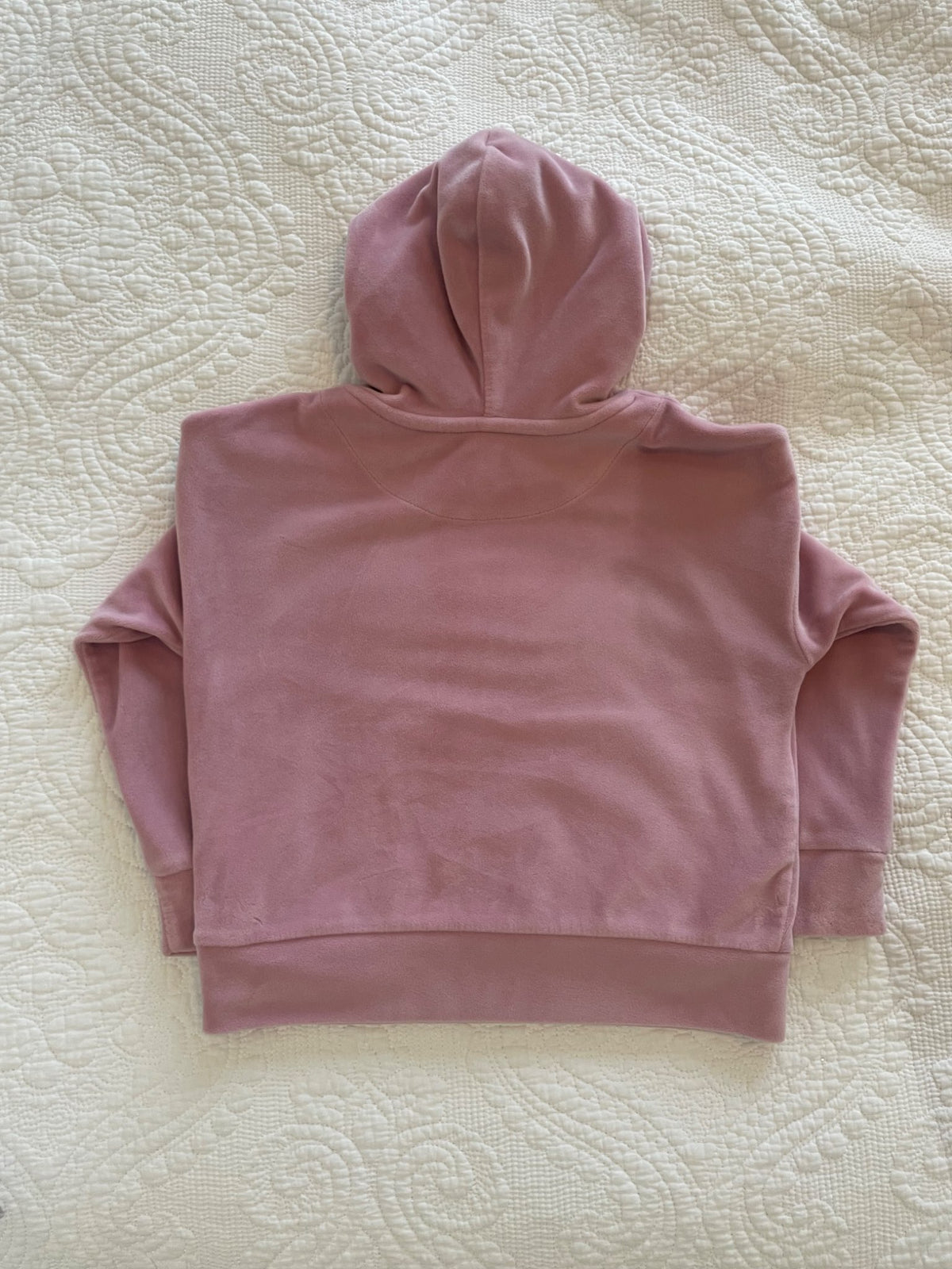 Velour Pink Jumpsuit , Kids 6/6X