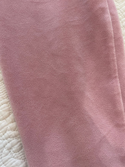 Velour Pink Jumpsuit , Kids 6/6X