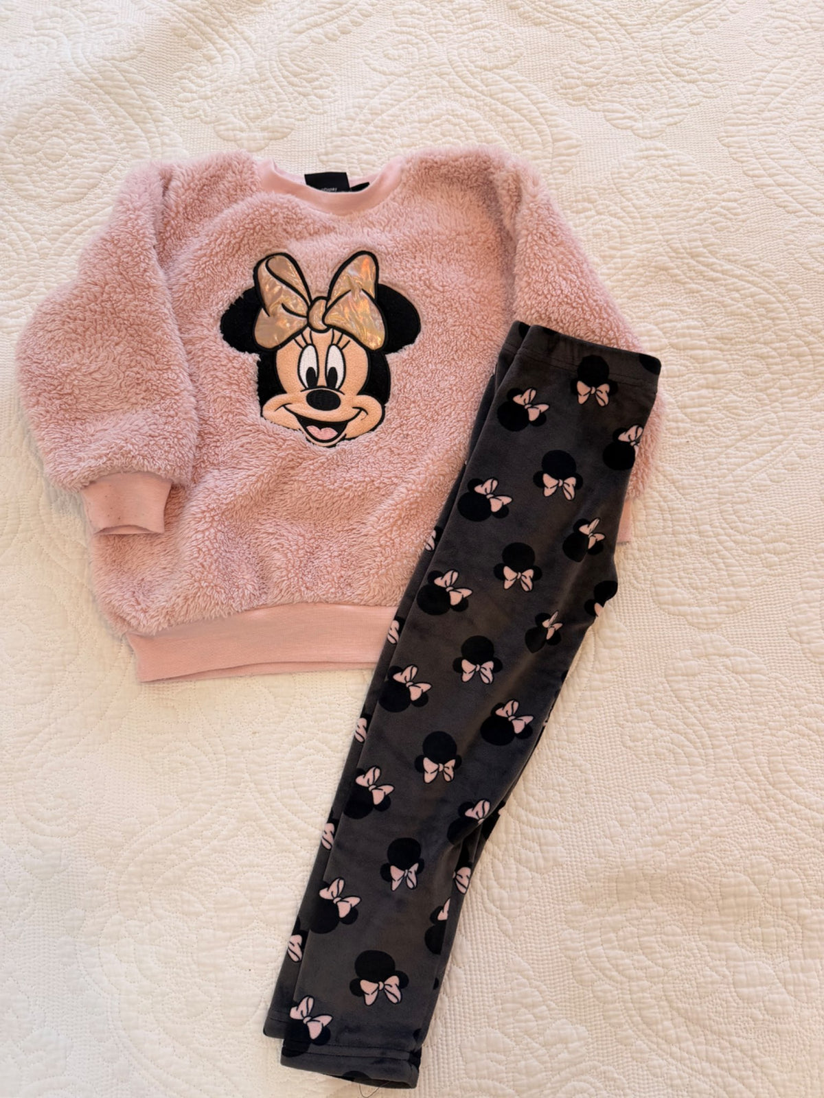 Minnie Mouse Fleece Pajamas (5-6), Kids 5/5T
