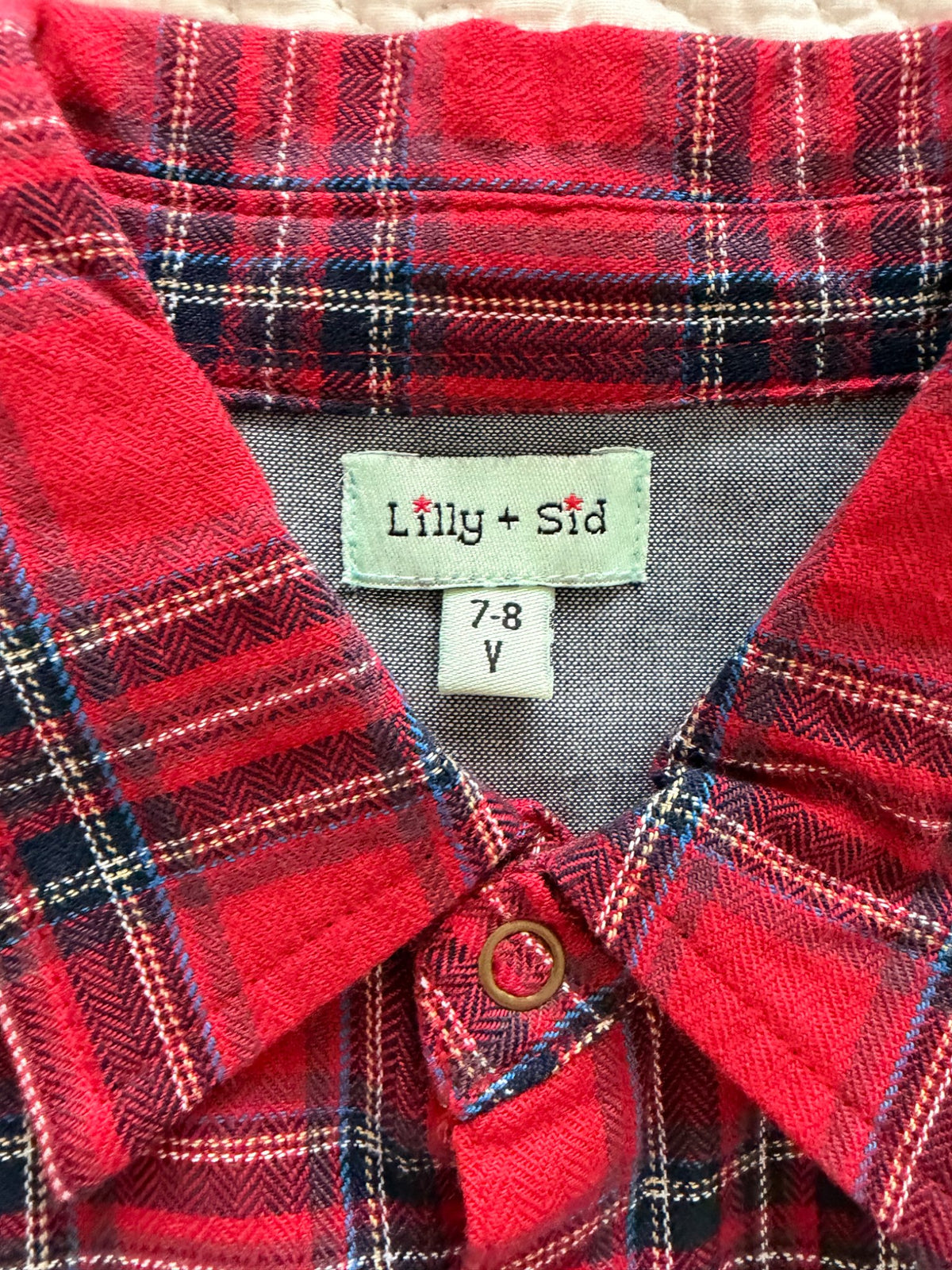 Plaid Shirt (7-8), Kids 7