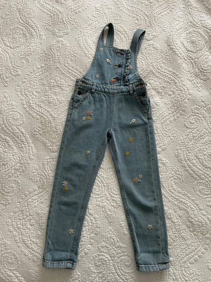 Girls Denim Overalls (size 3-4), Kids 4/4T