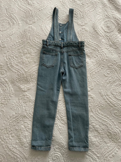 Girls Denim Overalls (size 3-4), Kids 4/4T
