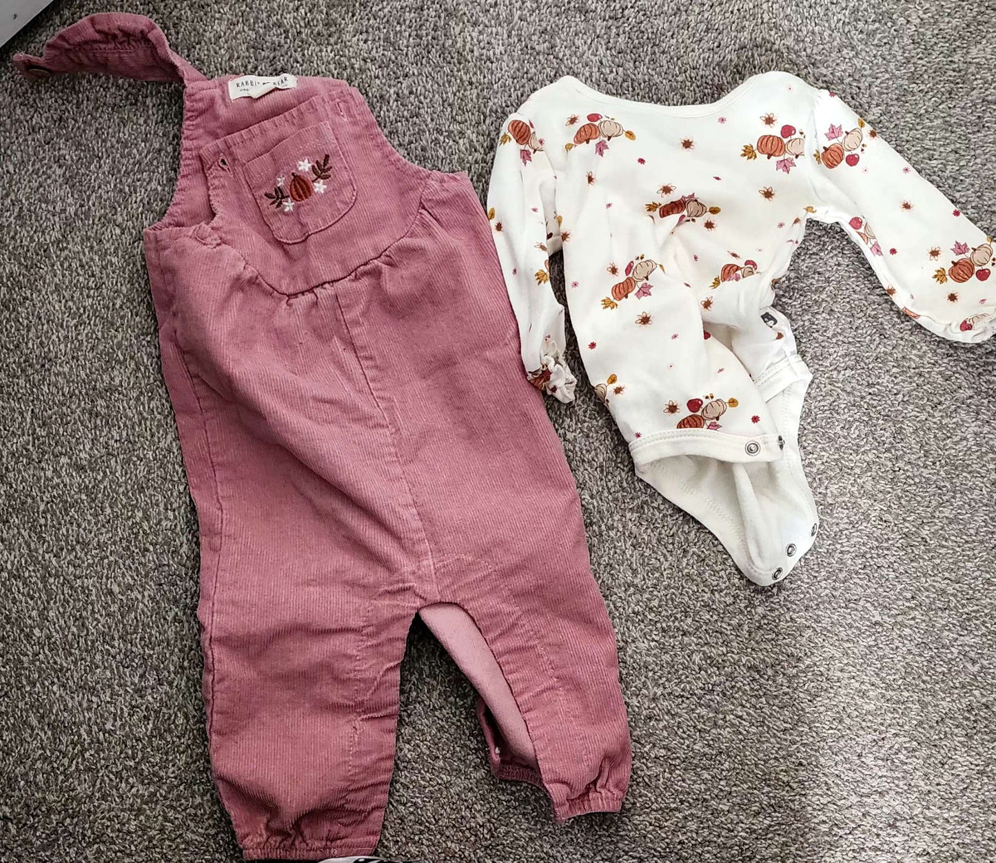 Long sleeve overall set, Kids 6 Month (3-6M)