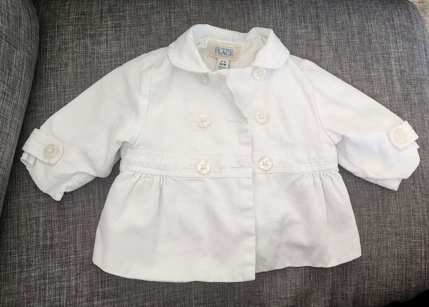 White blazer jacket , Kids 6 Month (3-6M)