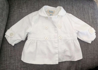 White blazer jacket , Kids 6 Month (3-6M)