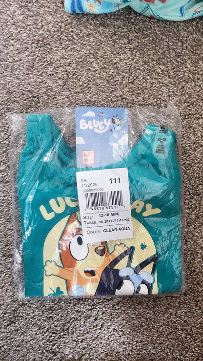Short sleeve Bluey graphic t-shirt , Kids 18 Month (12-18M)