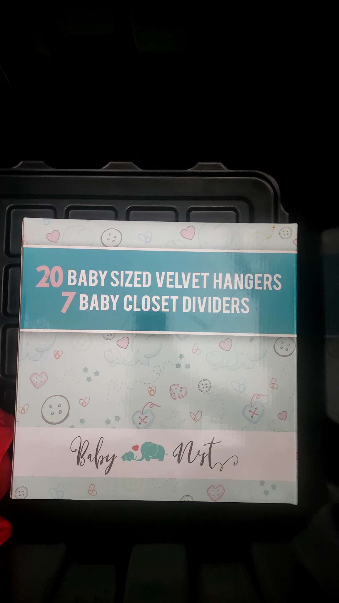 Baby Velvet hangers and closet dividers