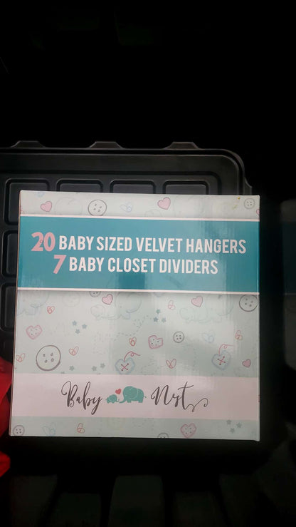 Baby Velvet hangers and closet dividers