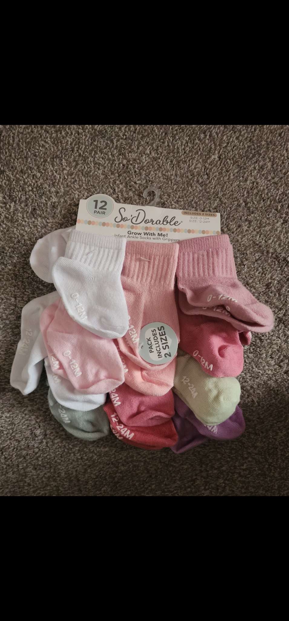 Grow with me socks