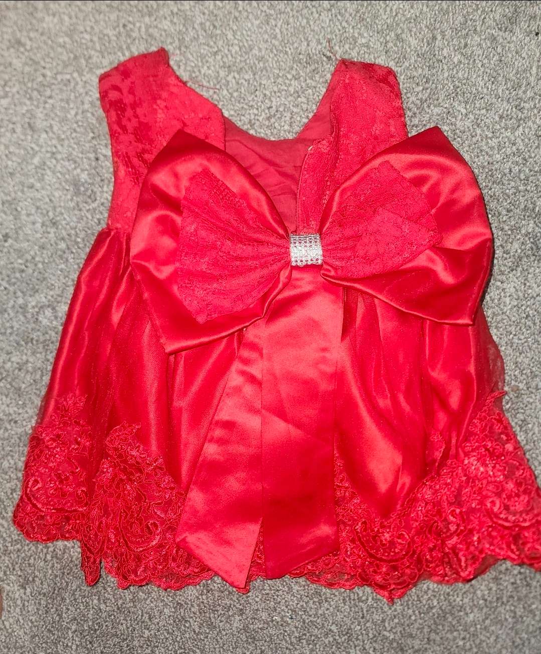 Red formal dress, Kids 12 Month (9-12M)