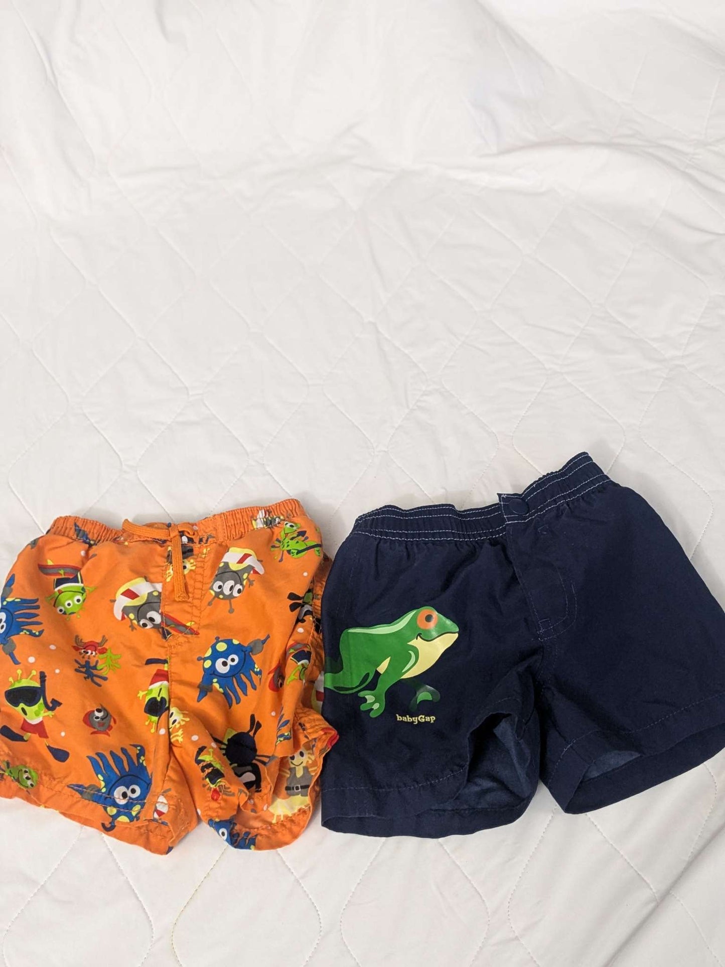 Bundle of 2 pairs of swimming trunks, 6-12 months, Kids 9 Month (6-9M)