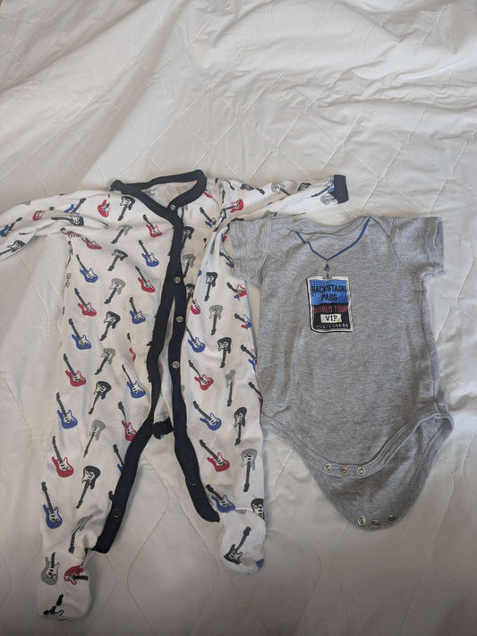 2 piece set that includes sleeper & onsie, 6-9 month, Kids 9 Month (6-9M)