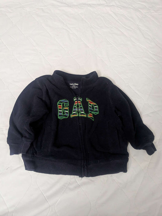 Gap navy blue zip up hoodie, 18-24 months, Kids 24 Month (18-24M)