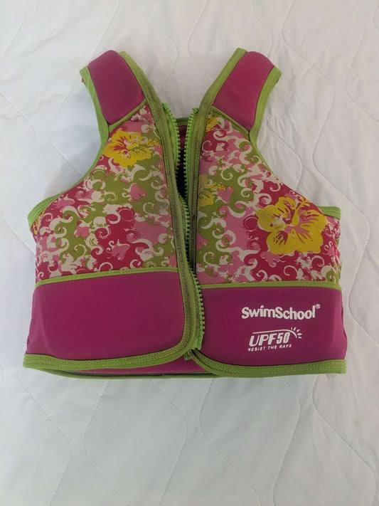 Swim school pink pdf for younger children