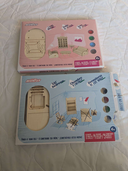 2 sets of make your own furniture by Montoy