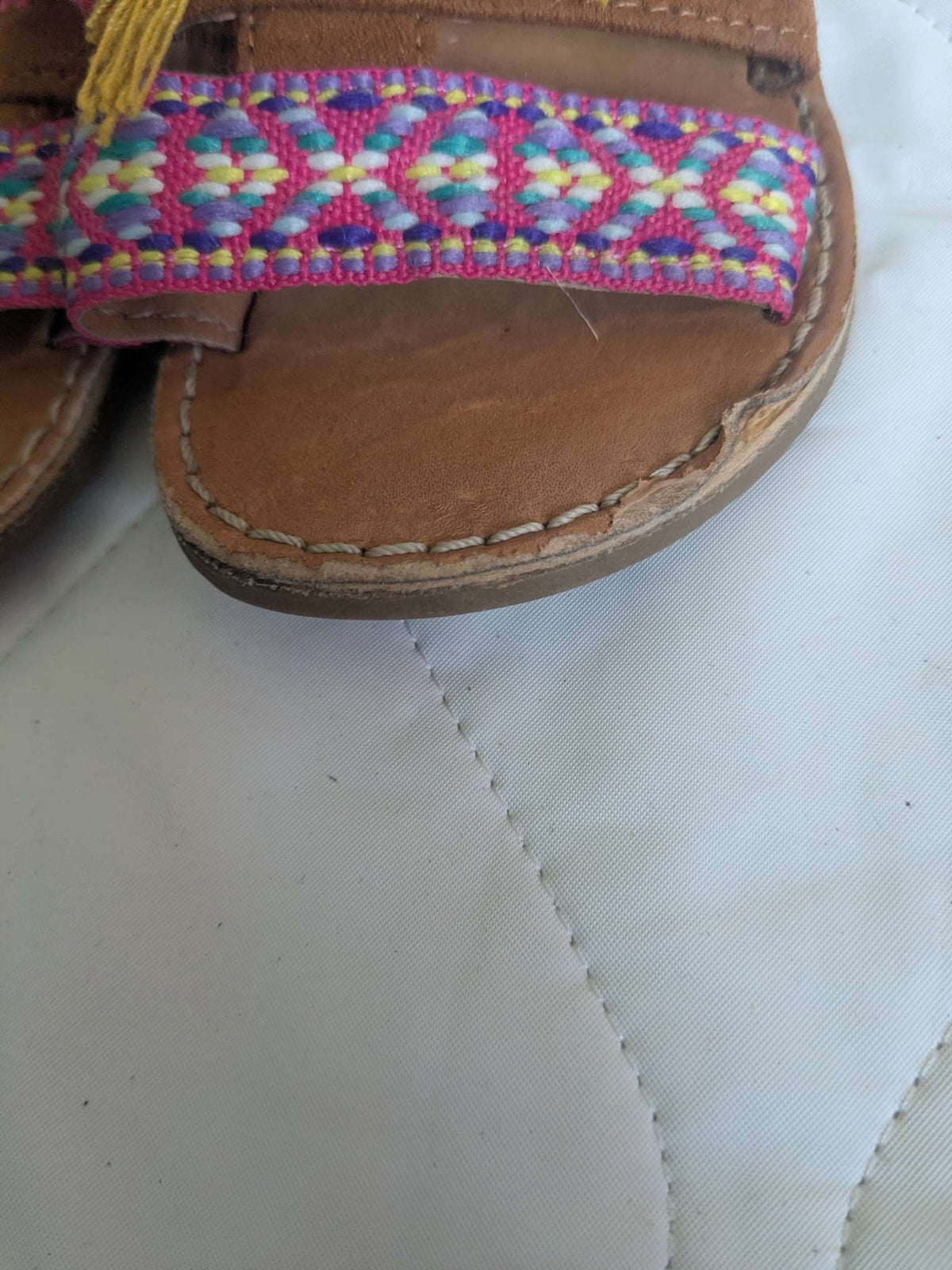 Bundle of 2 pairs of dressy style of brown little girl sandals, size 5, Shoes 5 (Walkers:12-24 mth)