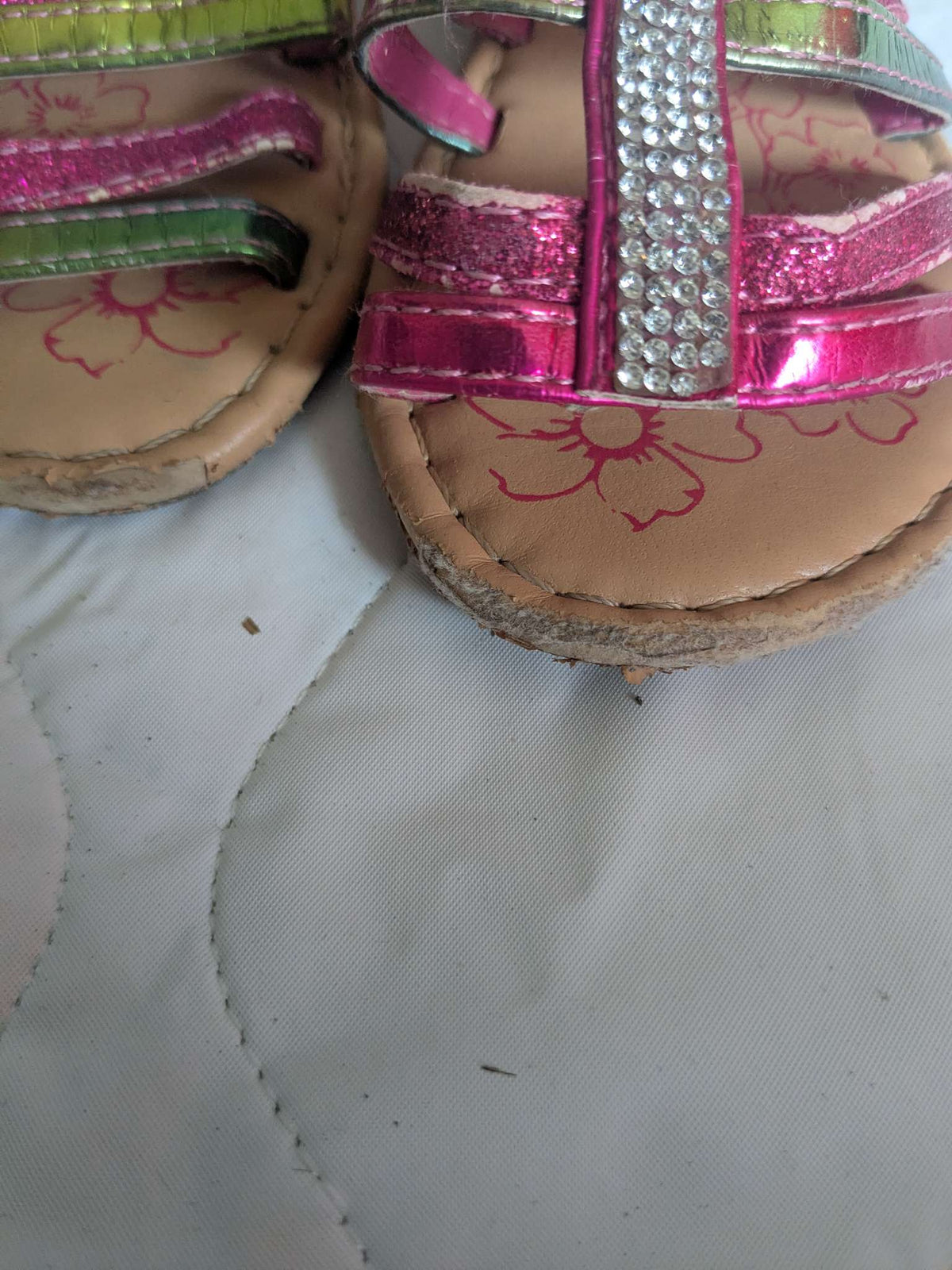 Josmo little girl coourful sandals, size 6, Shoes 6 (Walkers:12-24 mth)