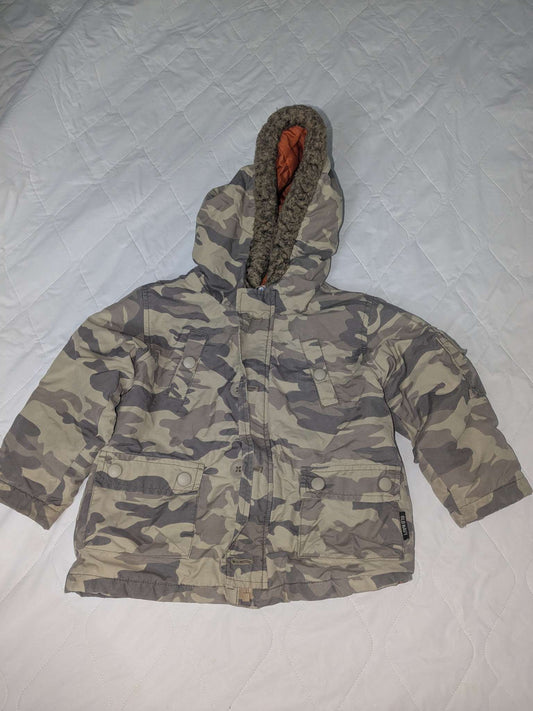 Boys army colouring winter jacket, size 3T, Kids 3T
