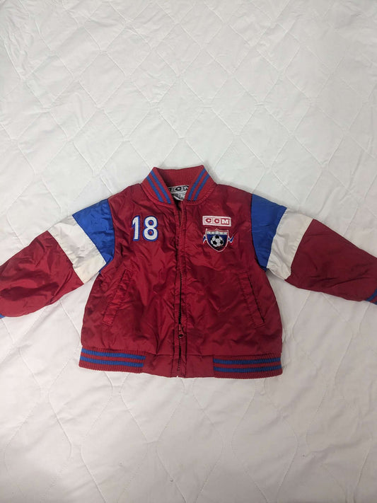Red spring jacket, CCM, size 18 months, Kids 18 Month (12-18M)