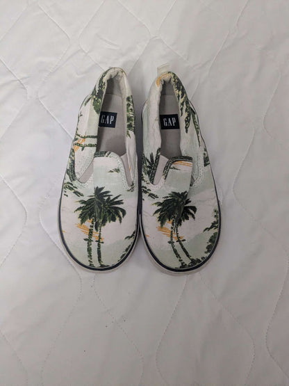 Baby Gap slip on runners size 11, palm tree , Shoes 11 (Toddler:2-4yr)
