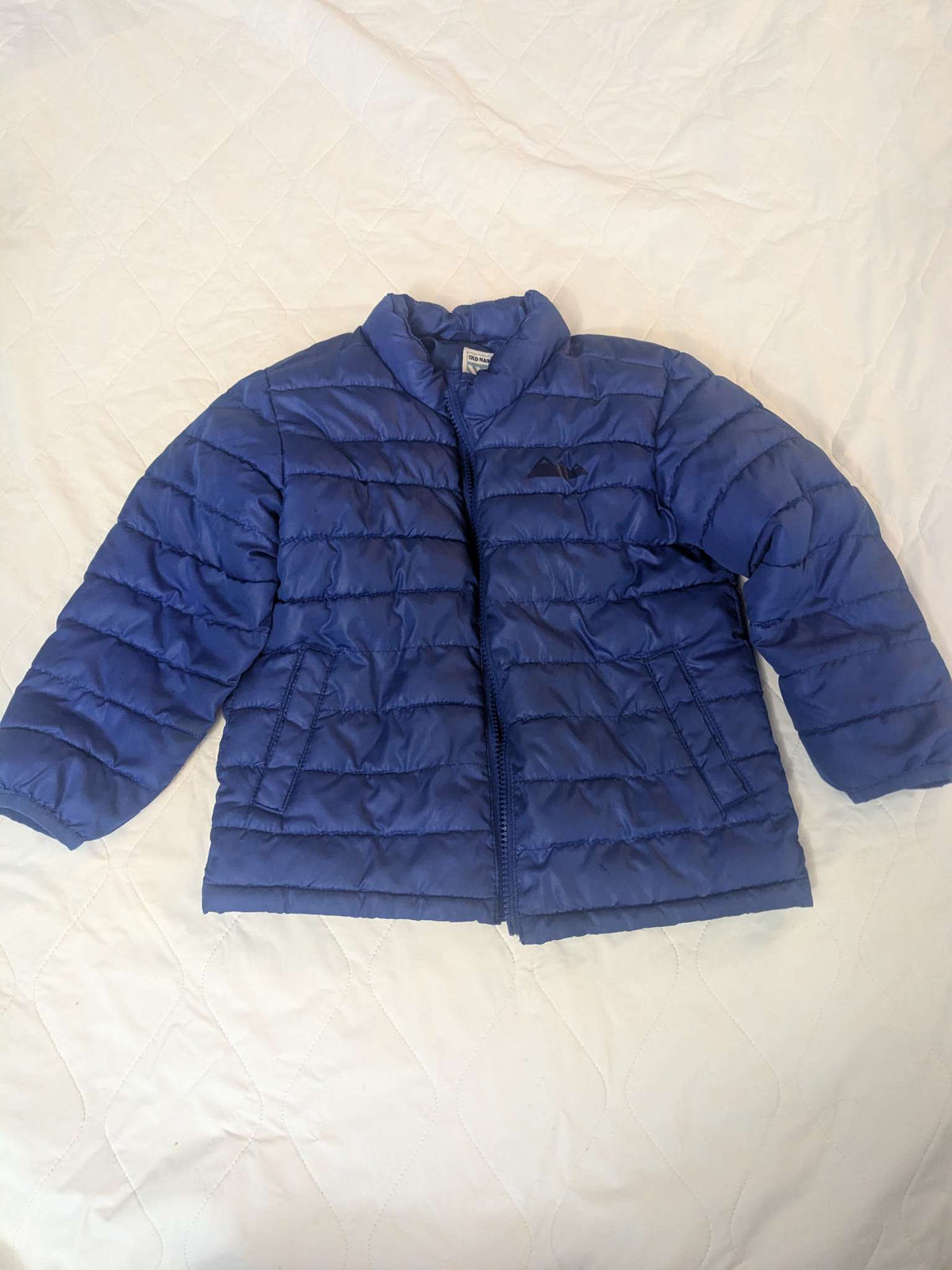 Old Navy blue puff jacket, Kids 5/5T