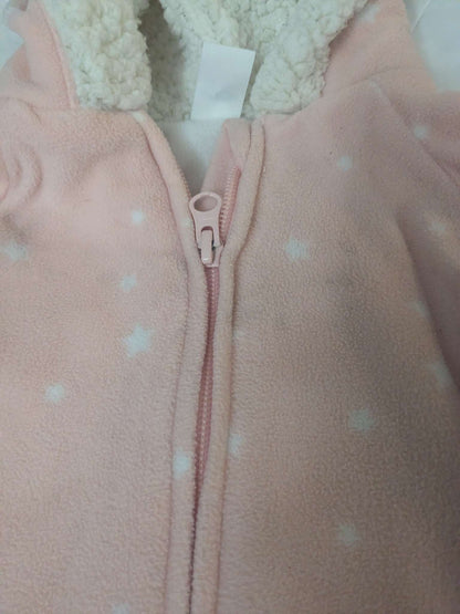 Pink fleece snowsuit, Old Navy, Kids 18 Month (12-18M)