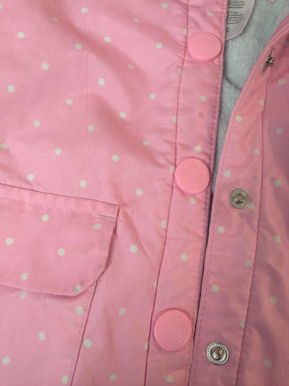 Carter's pink spring jacket with kitty hood, Kids 12 Month (9-12M)