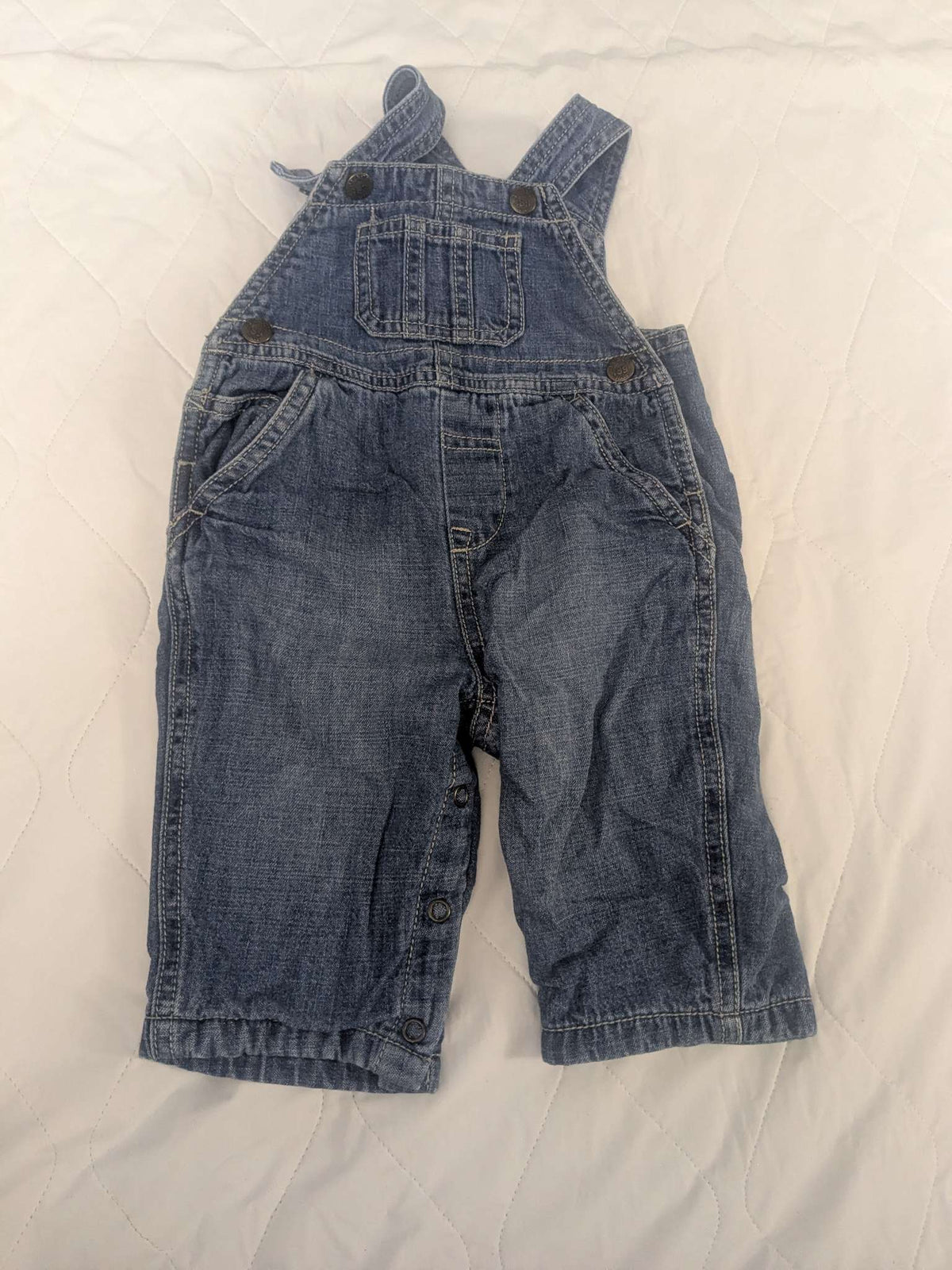 Jean overalls by Place, size 3-6 months, Kids 6 Month (3-6M)