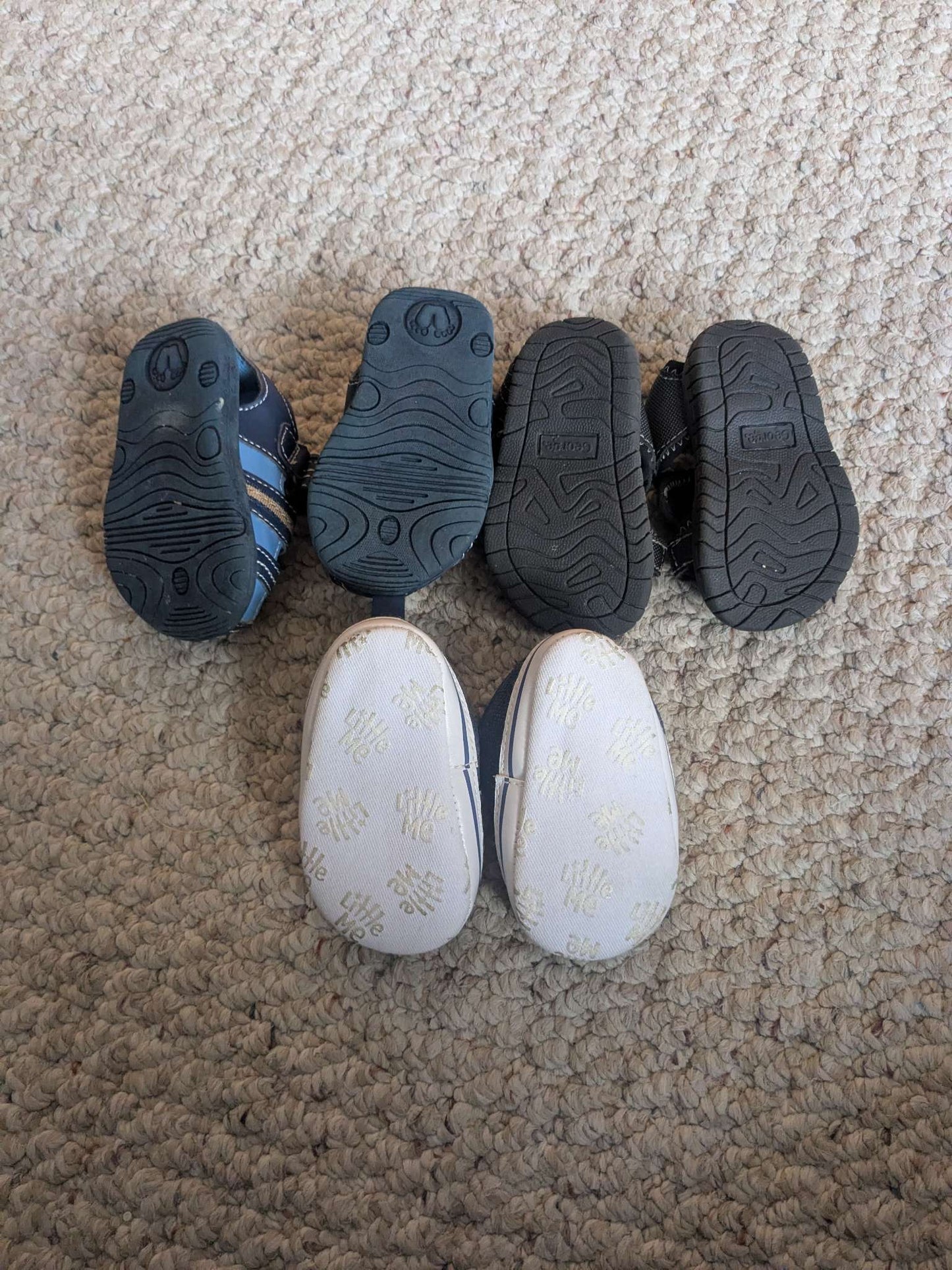 Little boy shoes bundle - Sandles (size 3), keens (size 3), soft shoes (size 2), Shoes 2 (Baby: 0-12 mth)