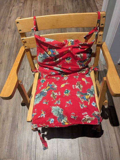 Toddler wooden rocking chair