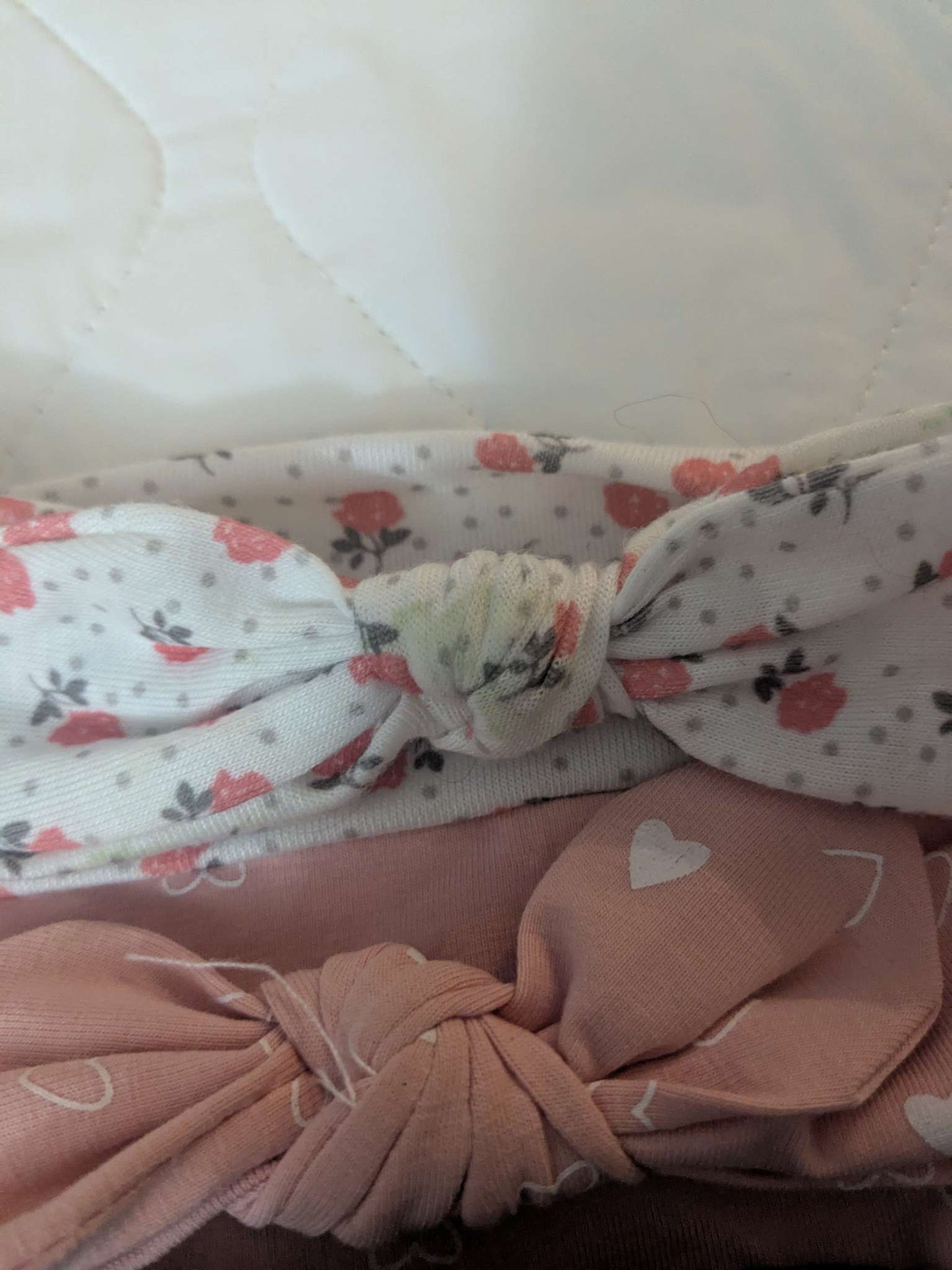 Bundle of 5 little girl headbands, 0-6 month