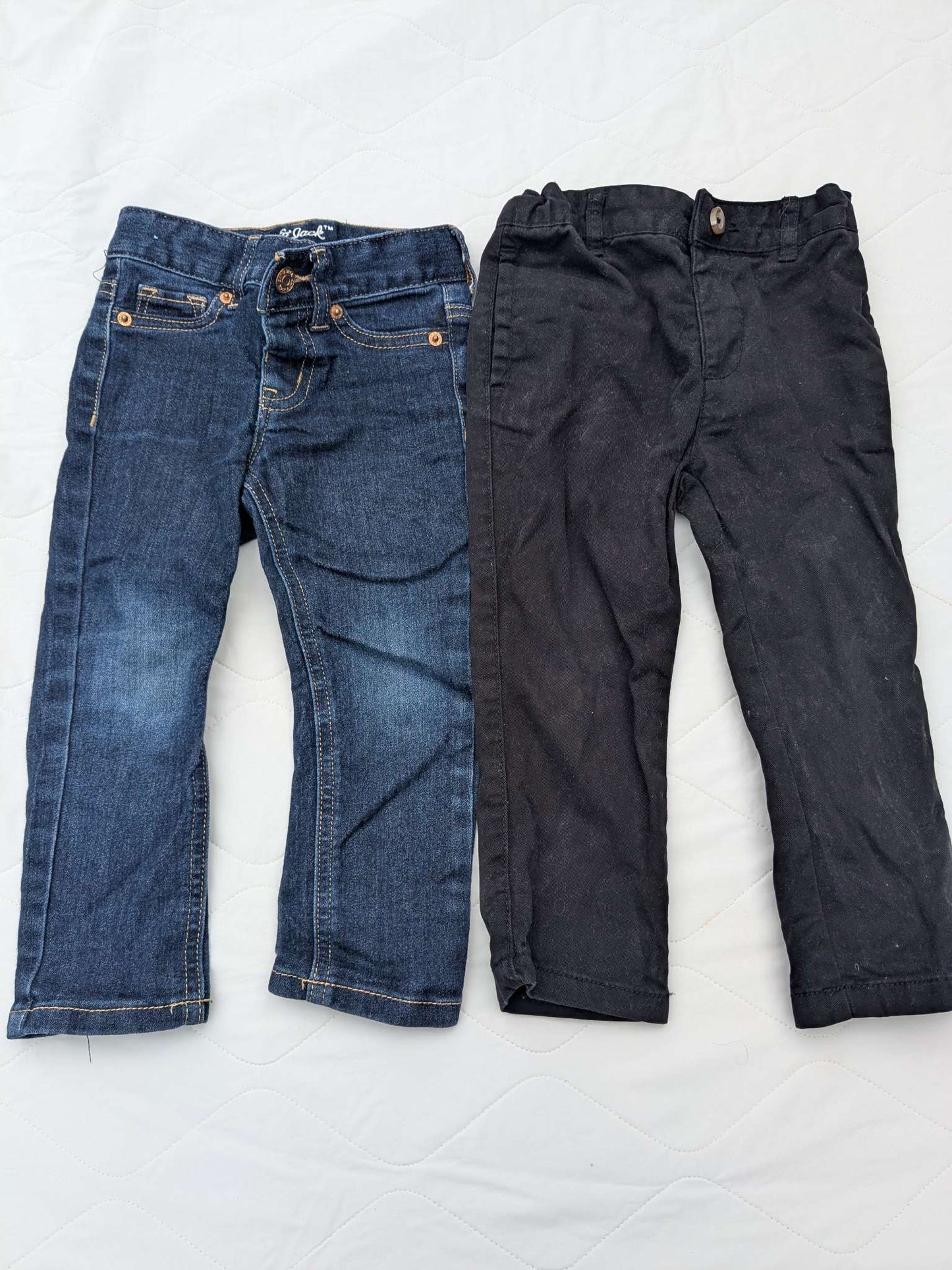 Bundle of 2 jeans, size 2T, Kids 2T