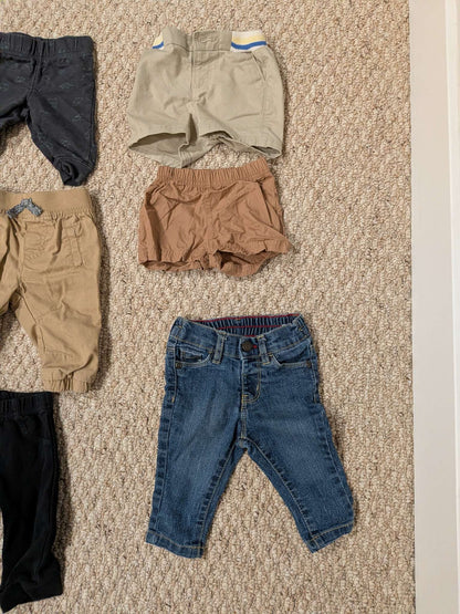 Baby Boy 0-3 month pants and shorts , Kids 3 Month (0-3M)