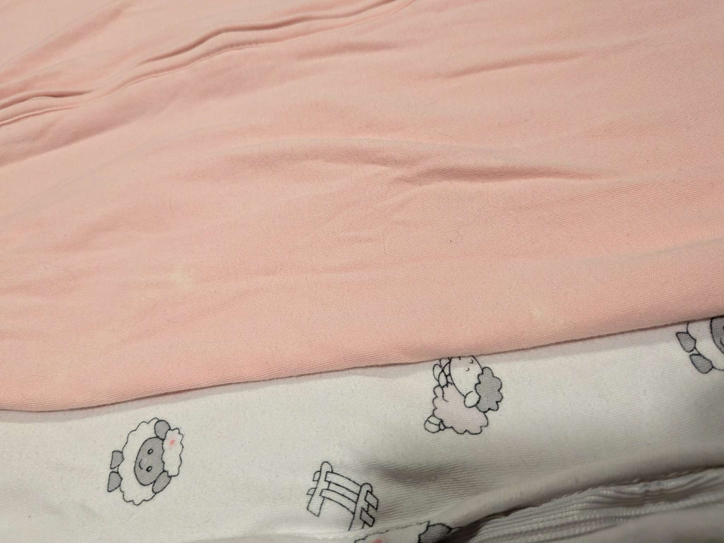 Girls Pink Sleep Sacks fit like 12-18 months, 12-18 Months (Large)