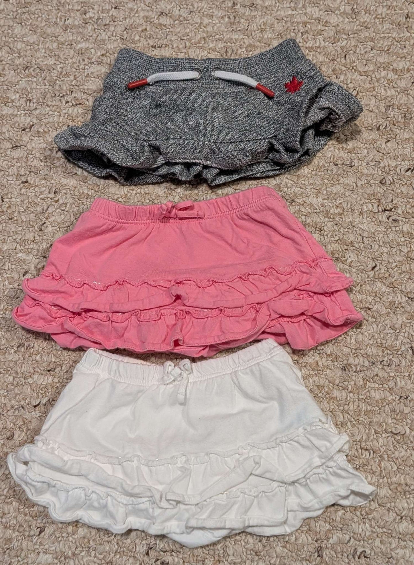 Baby Summer shorts and Skirts, Kids 3 Month (0-3M)
