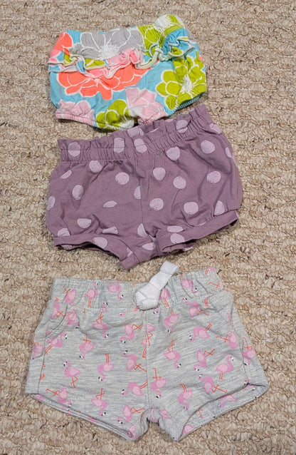 Baby Summer shorts and Skirts, Kids 3 Month (0-3M)