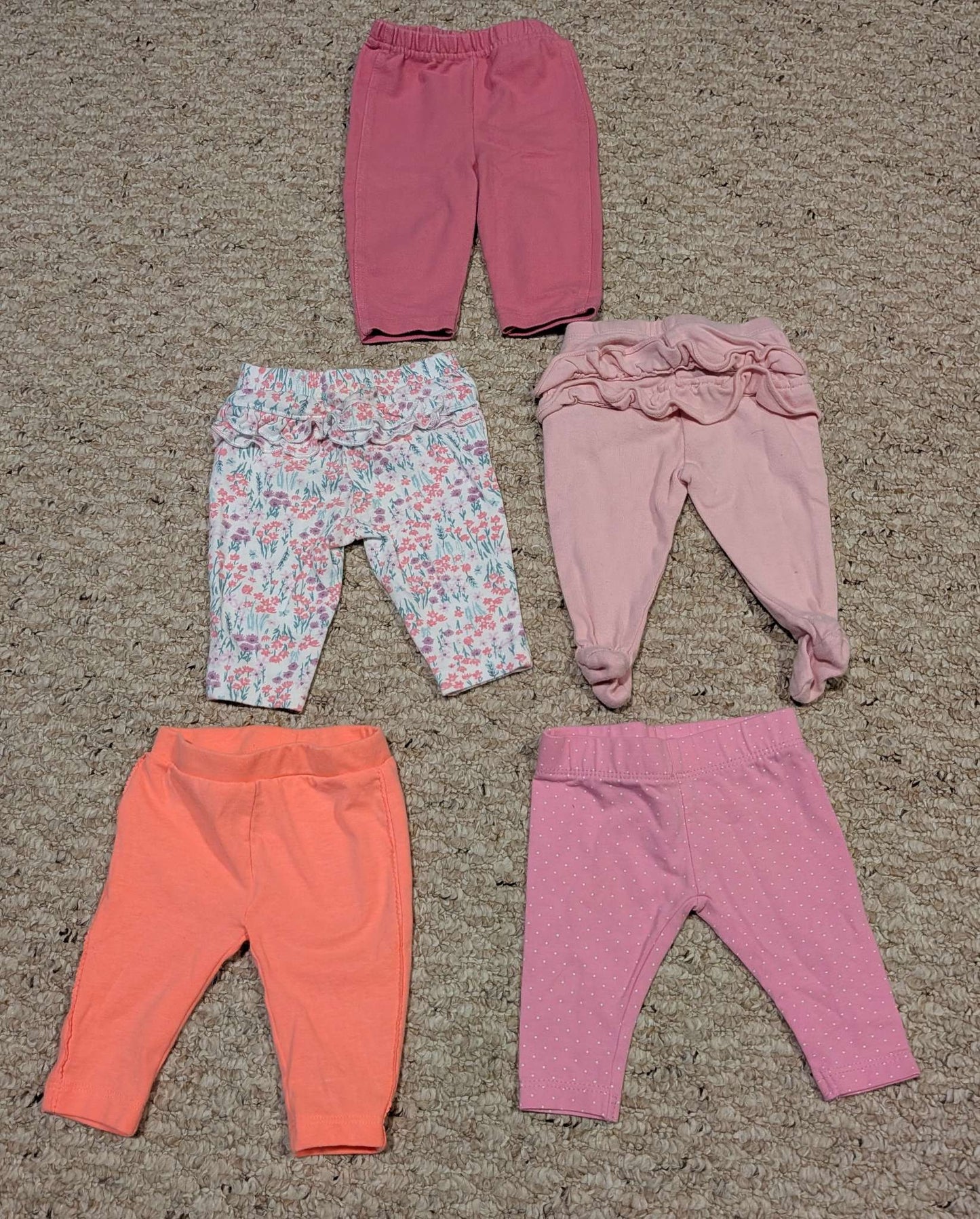 Baby Girl Pants and Tops Lot , Kids 3 Month (0-3M)