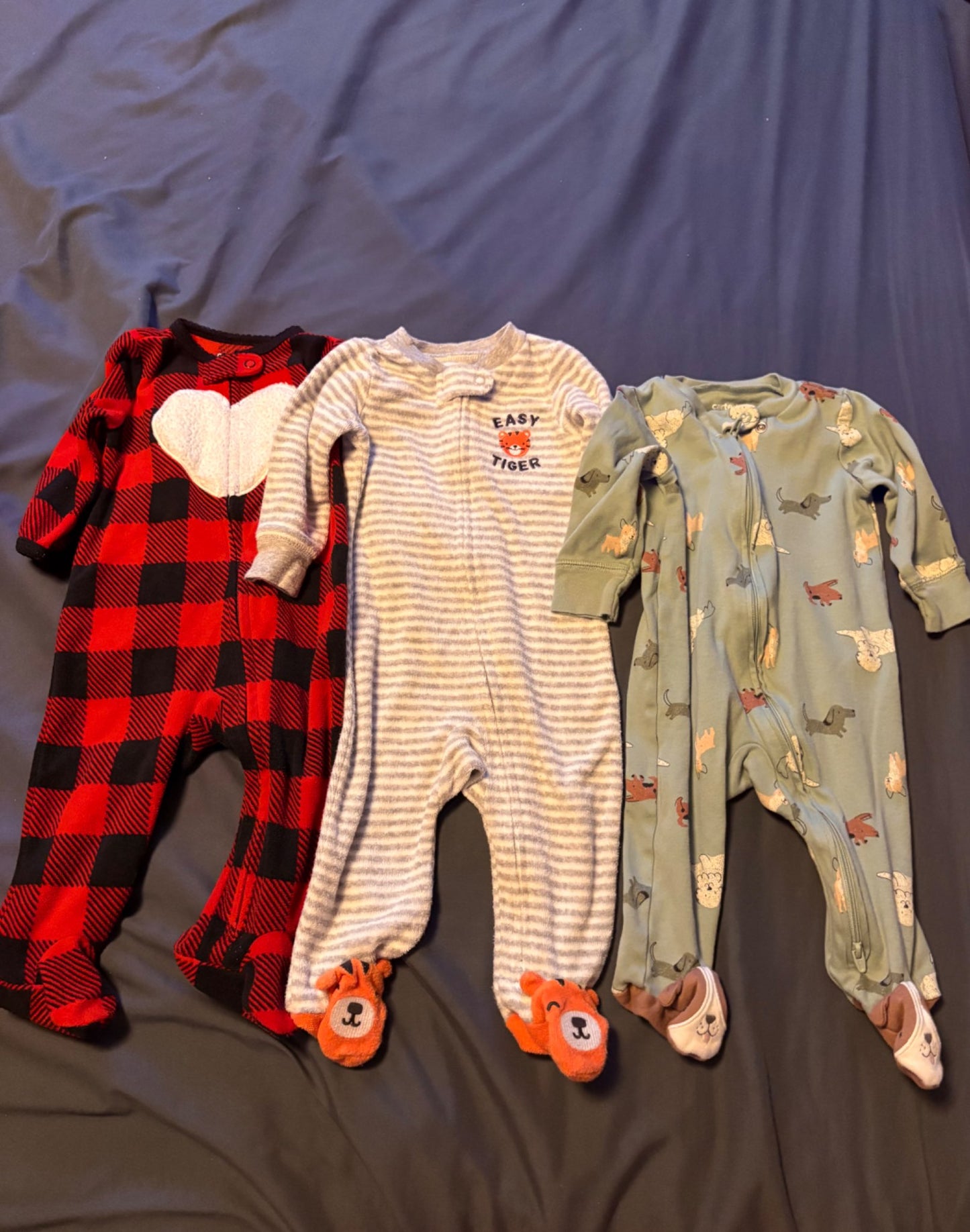 Baby sleepers with zippers (6 months), Kids 6 Month (3-6M)