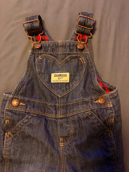 Matching outfit overalls (6 months, Brand: OshKosh), Kids 6 Month (3-6M)